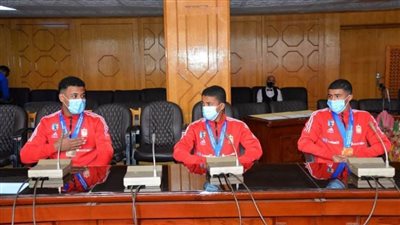 الإسماعيلية تكرم أبطال المصارعة الحاصلين على ميداليات ببطولة البحر المتوسط 