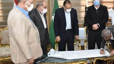 محافظ الشرقية يعتمد المخطط المروري الجديد لمنطقة القومية وفيللات الجامعة بالزقازيق