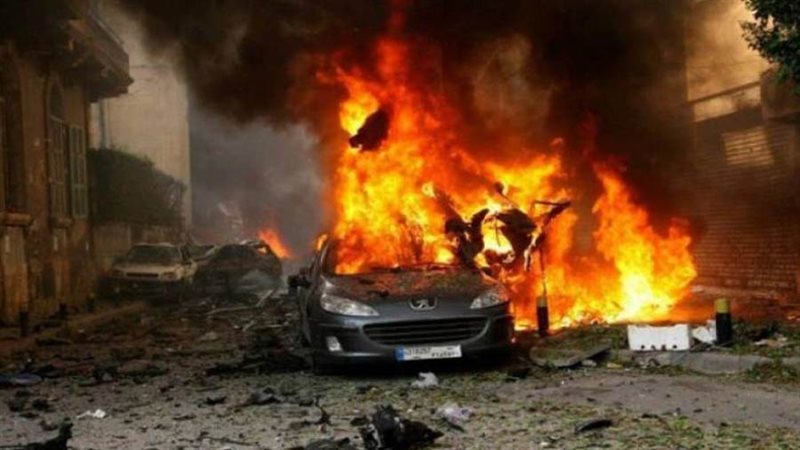 انفجار سيارة