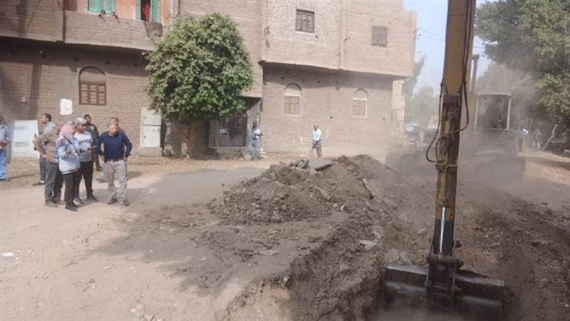 إعادة حفر الترعة