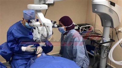 توريد أحدث ميكروسكوب لجراحة العيون بمستشفيات جامعة المنوفية 
