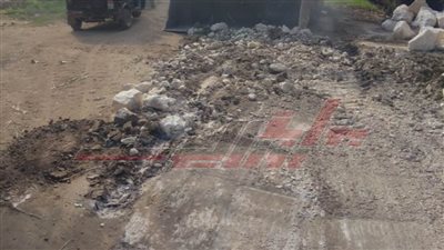 حملة مكبرة لتسوية وتمهيد الطرق العامة بكفر الشيخ