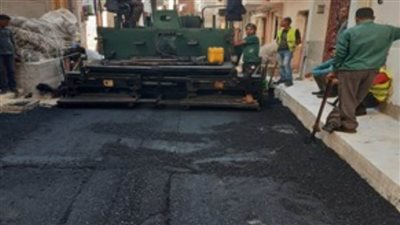 رصف طرق بمدينة رشيد بتكلفة 40 مليونًا و400 ألف جنيه