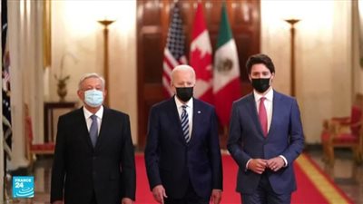  الرئيس الأمريكي يلتقي نظيره المكسيكي