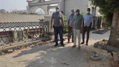 محافظ الجيزة يتابع تطوير شوارع البحر الأعظم ومراد والنيل السياحي