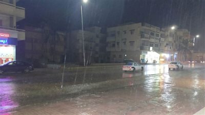شمال سيناء تتعرض لأمطار رعدية وطقس سيئ