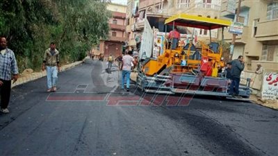 المنوفية: إنجاز في مشروعات الرصف والتطوير بالباجور ومنوف 