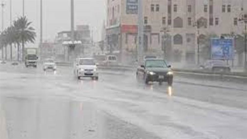 سقوط أمطار غزيرة