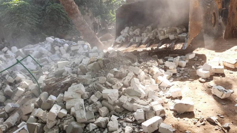 حملة الإزالات بمركز