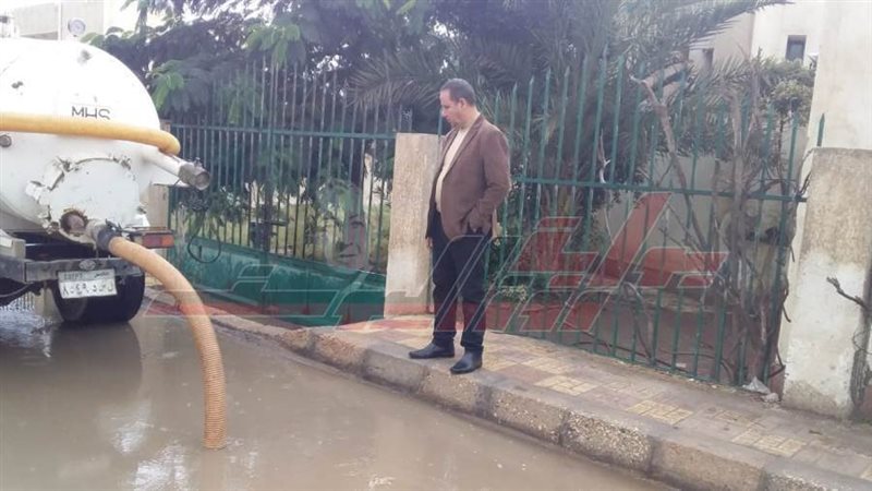 رفع مياه الأمطار