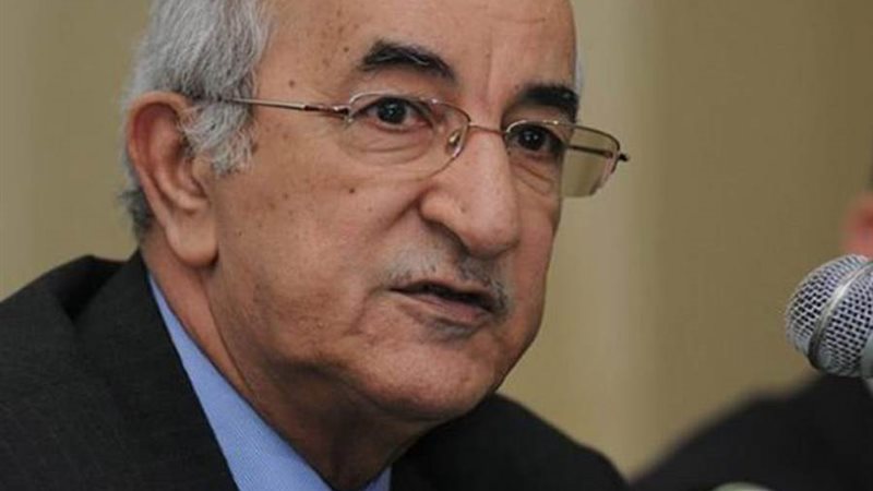 الرئيس الجزائري عبدالمجيد