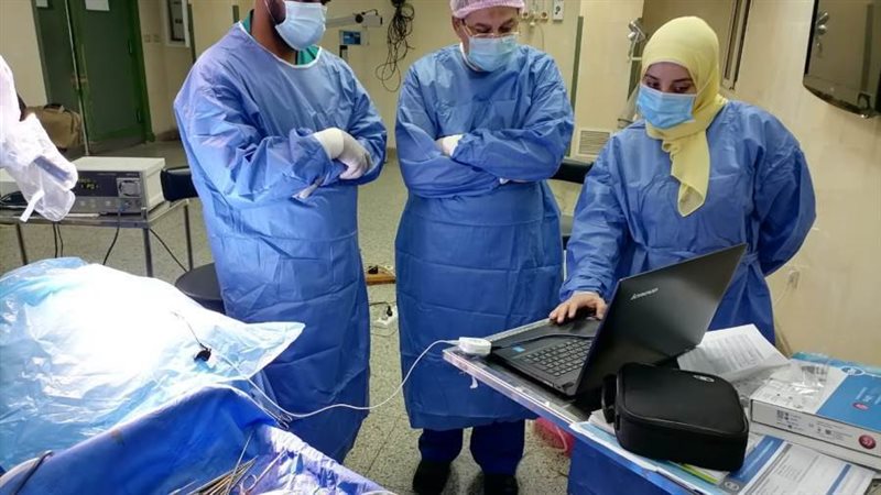 الفريق الطبي بعد