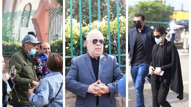 الفنانون يشيعون جثمان