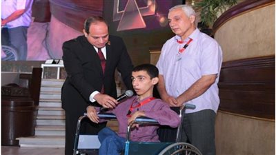 شكر الرئيس السيسي لاهتمامه البالغ بذوي الاحتياجات الخاصة