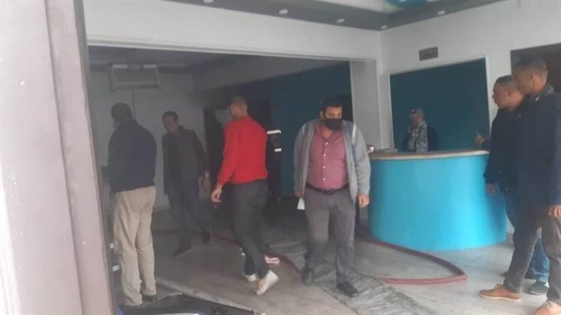 حريق مستشفى المهندسين