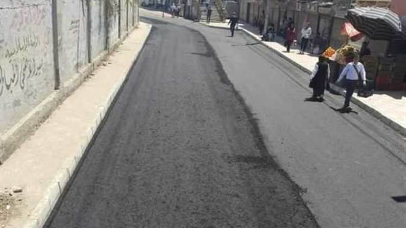 رصف الطرق بالمنيا