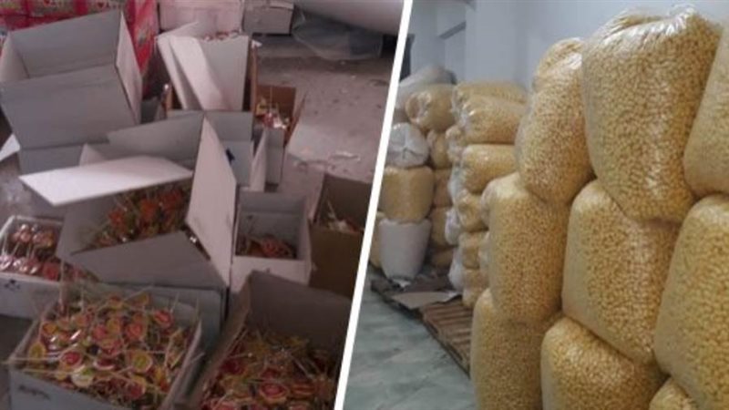 مصنع يصنعحلوى الأطفال