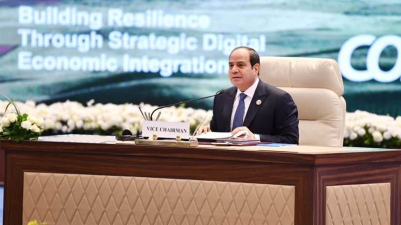 الرئيس السيسي وتولى