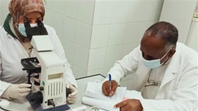 الكشف على ١٦٣٧  مواطنًا في قافلة طبية مجانية بقرية زاوية حمور بالبحيرة