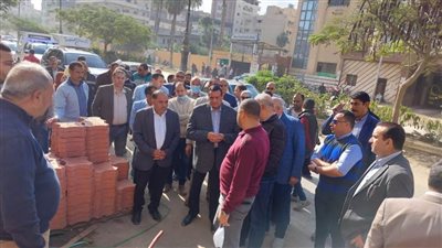 محافظ البحيرة يتفقد أعمال تطوير شارع الجمهورية بدمنهور