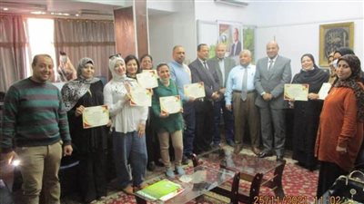 تعليم المنيا يكرم مديرى المدارس المتميزين  