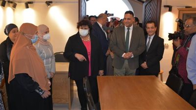 وزير الثقافة ومحافظ الدقهلية يفتتحان قصر ثقافة تمى الأمديد