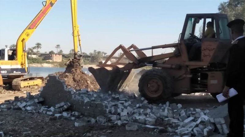 جانب من حملة الإزالة