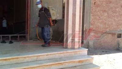 تطهير وتعقيم قرى سيدي سالم في كفر الشيخ