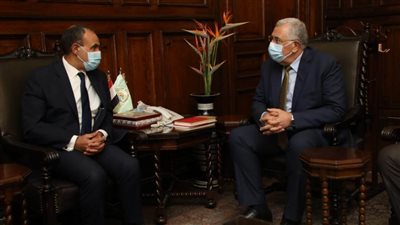 «القصير» يستقبل سفير مصر الجديد في بروكسل 