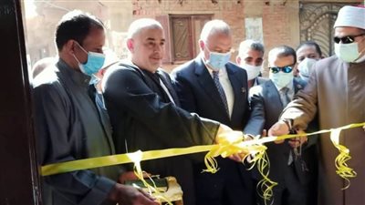 محافظ القليوبية يفتتح المسجد الغربي بشبين القناطر بتكلفة مليون جنيه 