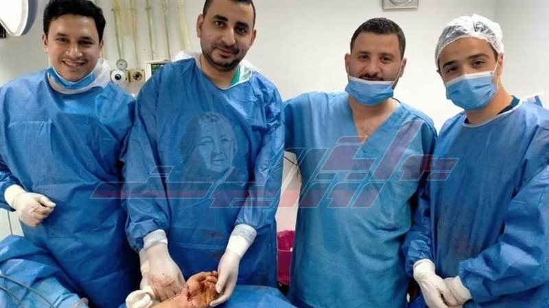 الفريق الطبي أثناء