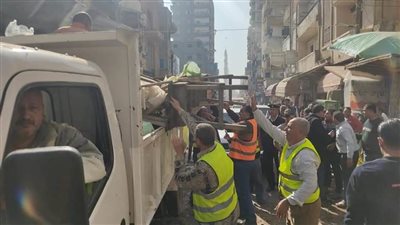 تحرير 55 محضرا ورفع وإزالة 368 إشغال طريق في حملة بالبحيرة