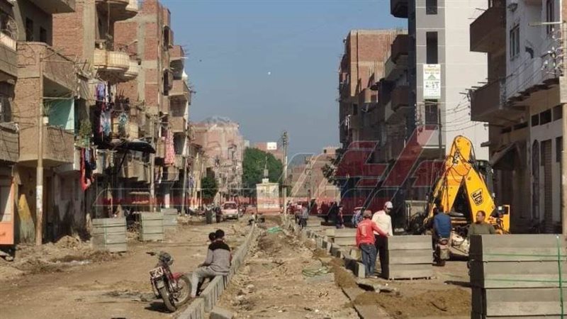 بدء عمليات رصف شوارع