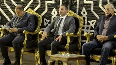 نجوم الزمالك يتوافدون لتقديم العزاء في وفاة المستشار جلال إبراهيم 