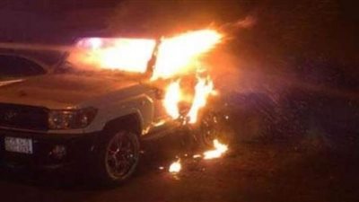 ربة منزل تشعل النيران بسيارة ملاكي بأكتوبر.. لهذا السبب 