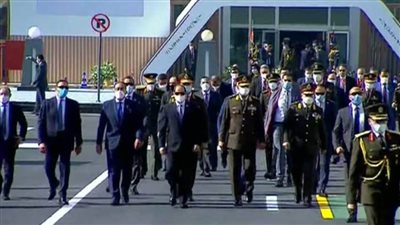 الرئيس السيسي يتفقد أجنحة معرض مصر الدولي للصناعات العسكرية والدفاعية 