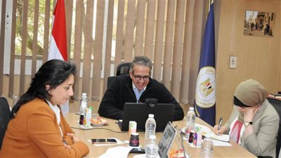 العناني يجتمع مع نائب رئيس البنك الأوروبي للإعمار والتنمية