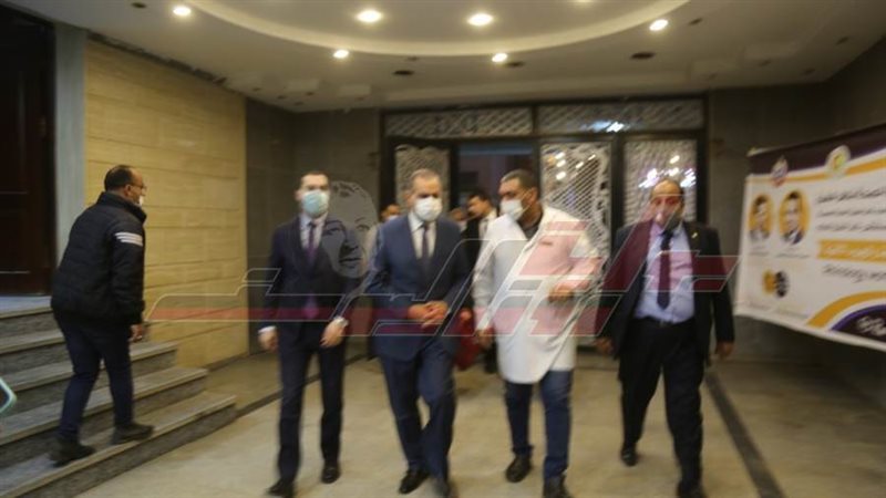 متابعة المحافظ للمصاب