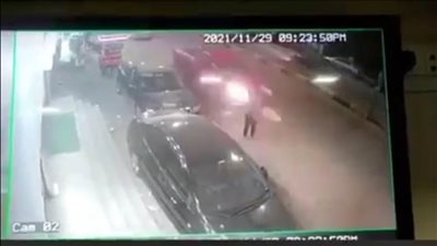 مصرع فتاة دهستها سيارة مسرعة بطريق الرياح التوفيقي ببنها