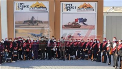 ”طلاب“ جامعة المنوفية في زيارة لمعرض Edex Egypt Defence Expo..(صور) 