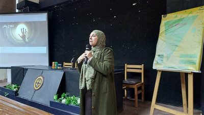 ندوة للعلاج بالفن بجامعة حلوان