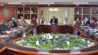 سكرتير عام  بنى سويف بجتمع بتنسيقية ضبط الزيادة السكانية