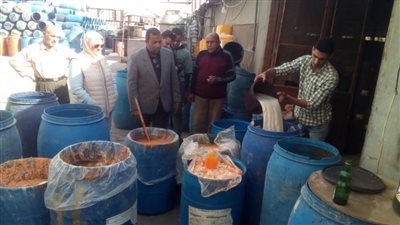 ضبط طن أغذية فاسدة خلال حملات تفتيشية بالدقهلية 