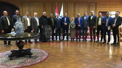 رئيس جامعة كفر الشيخ يستقبل أعضاء مجلسي النواب والشيوخ