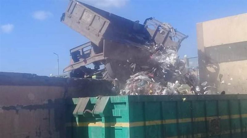 نقل ٣٢٦٠ طن قمامة