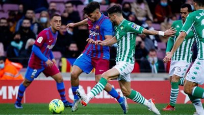 الدوري الإسباني.. برشلونة يسقط أمام ريال بيتيس بهدف نظيف