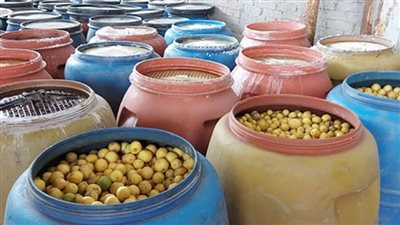 ضبط مصنع لإنتاج المخللات مجهولة المصدر بالإسكندرية