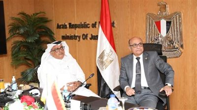 وزير العدل يبحث مع نظيره القطري تعزيز التعاون القضائي بين البلدين