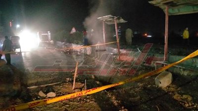 تسريب غاز من الخط الرئيسي بإحدى قرى المنوفية