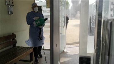 بالصور: رش وتطهير منطقة أثار ميت رهينة